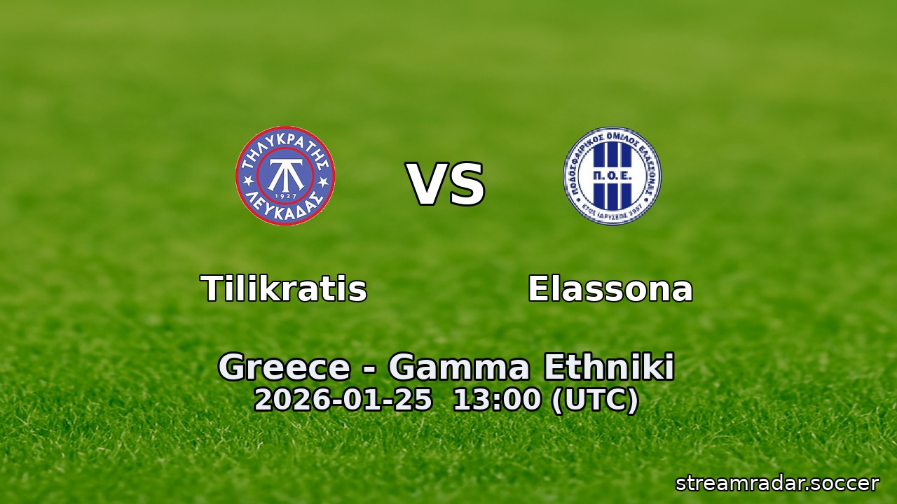 Tilikratis vs Elassona