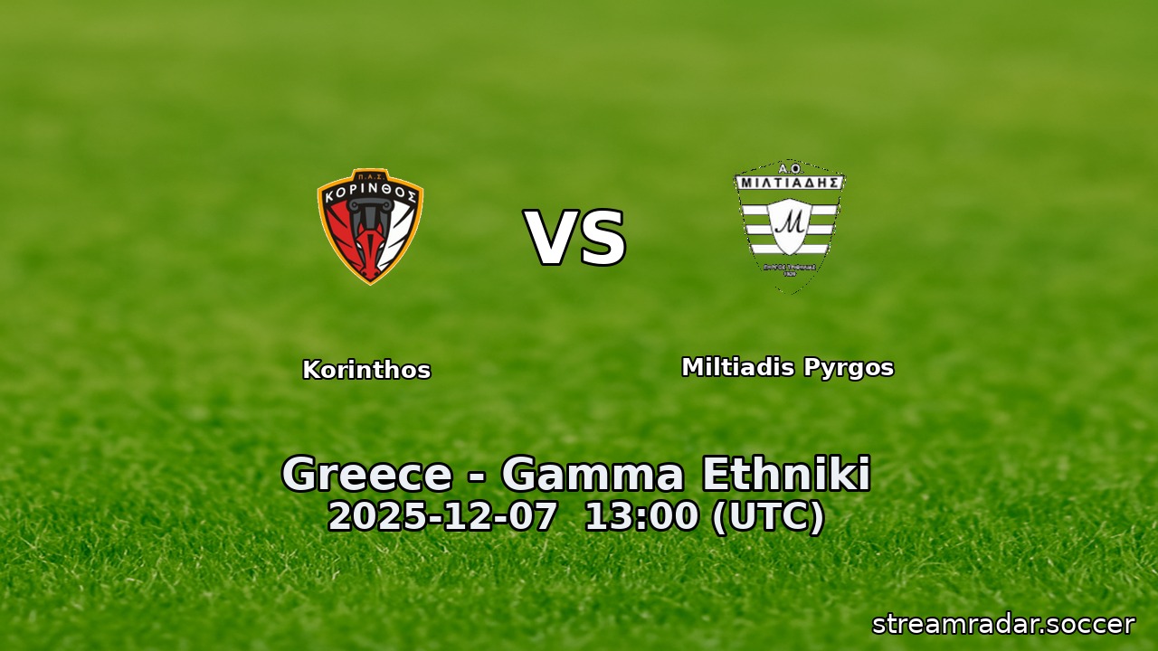 Korinthos vs Miltiadis Pyrgos