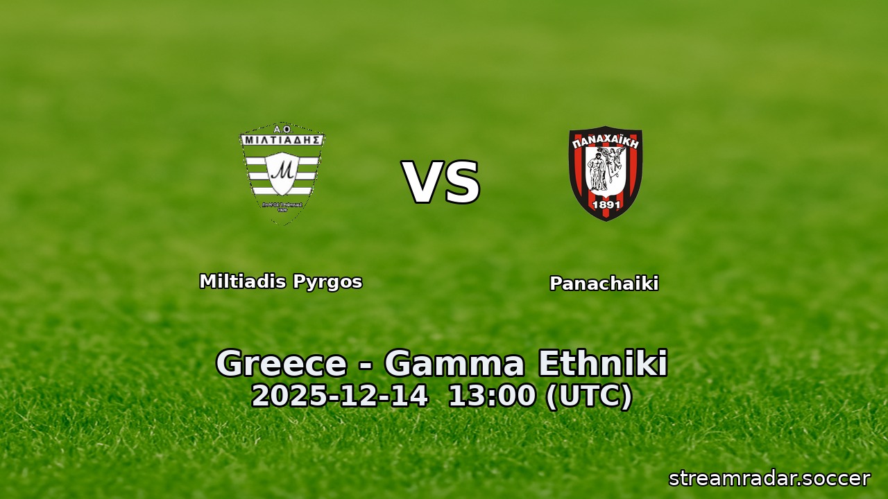Miltiadis Pyrgos vs Panachaiki