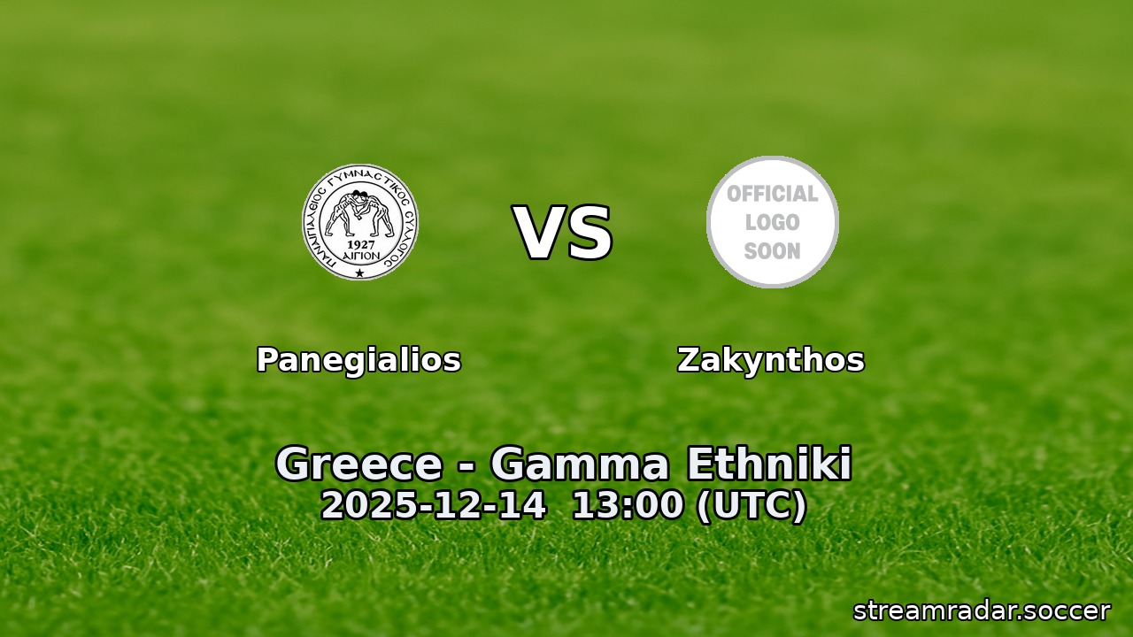 Panegialios vs Zakynthos
