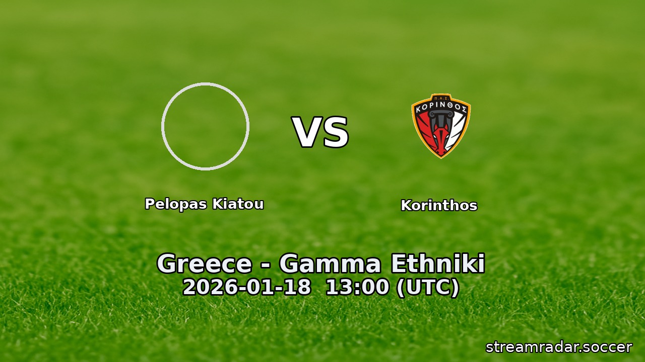 Pelopas Kiatou vs Korinthos