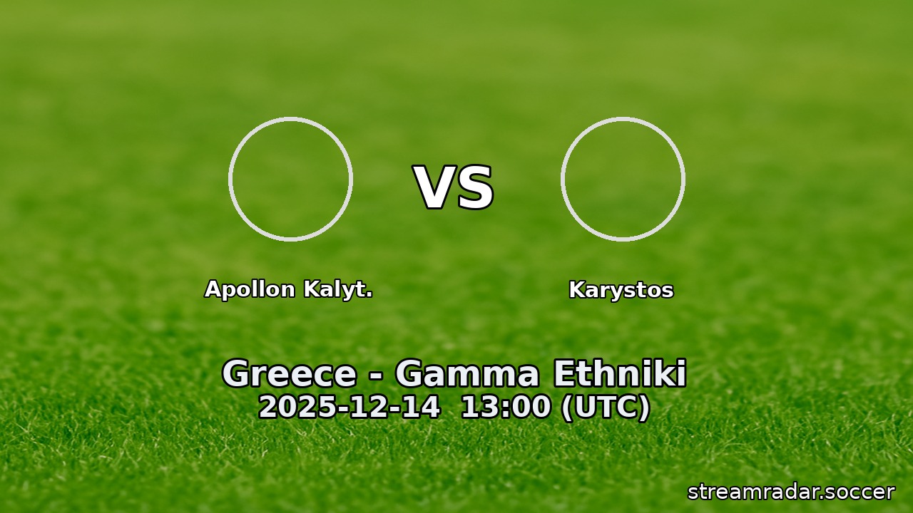 Apollon Kalyt. vs Karystos