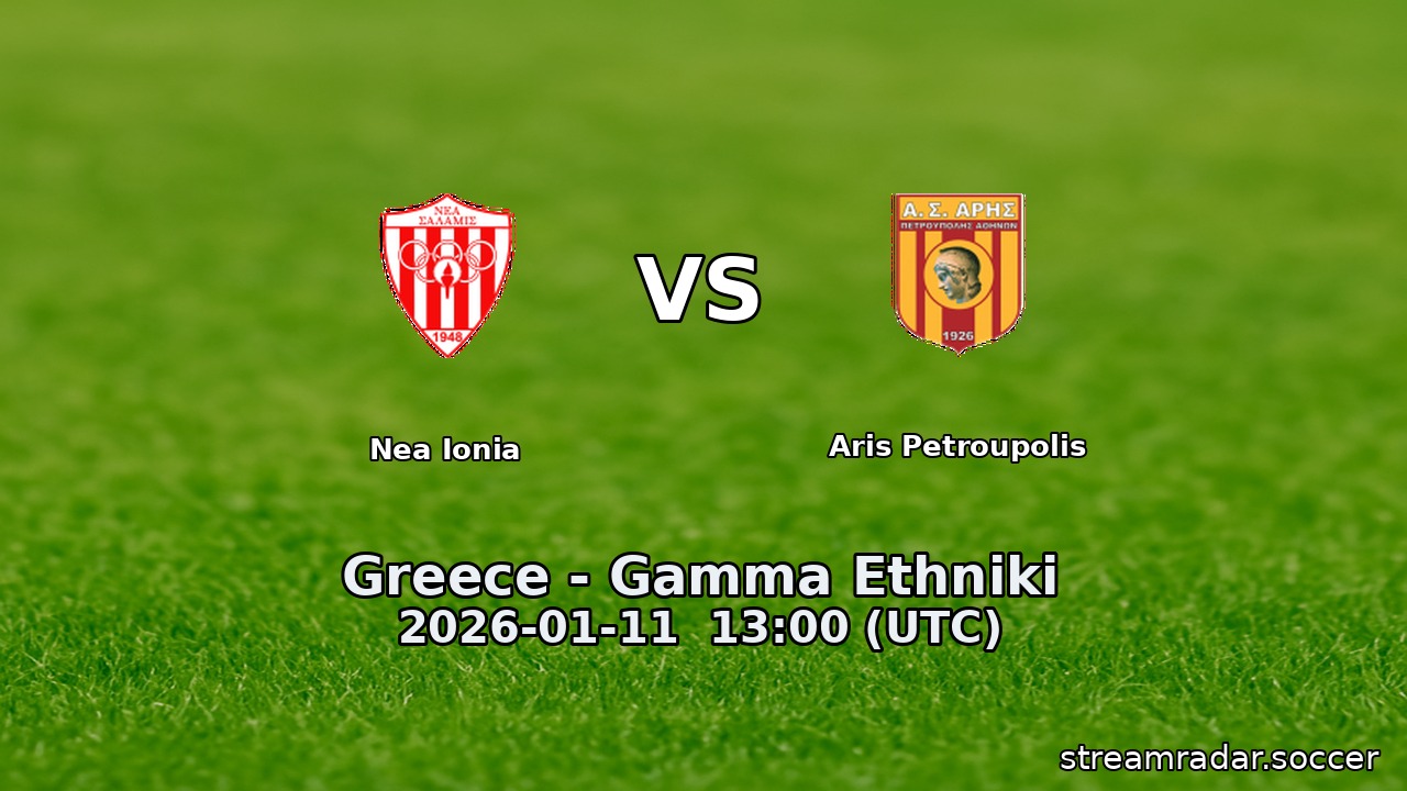 Nea Ionia vs Aris Petroupolis