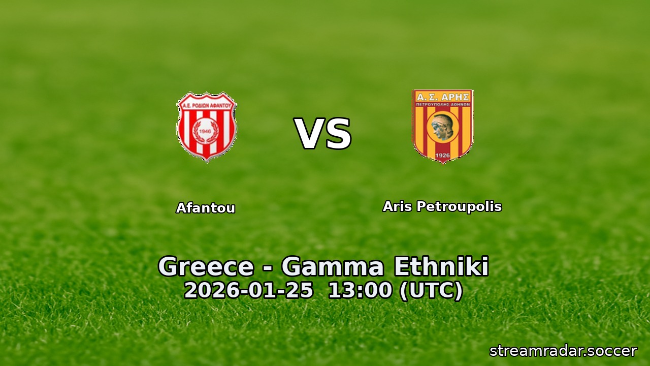 Afantou vs Aris Petroupolis