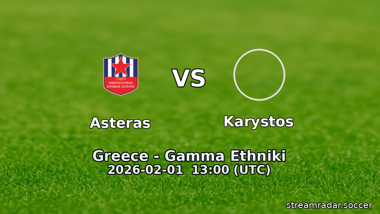 Asteras vs Karystos