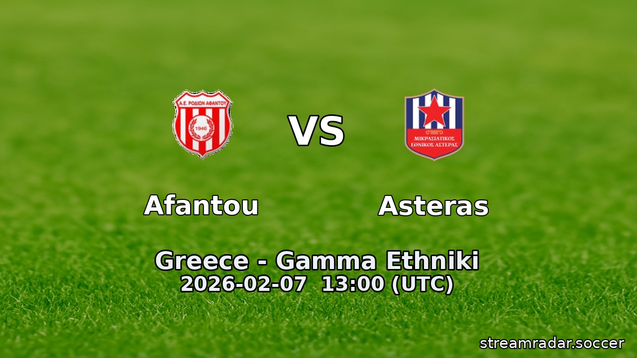 Afantou vs Asteras