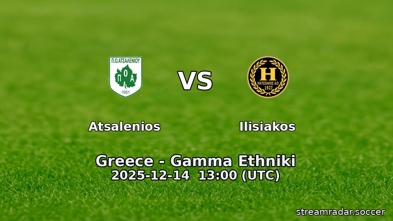 Atsalenios vs Ilisiakos