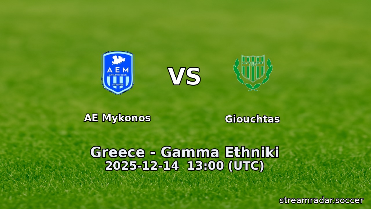 AE Mykonos vs Giouchtas