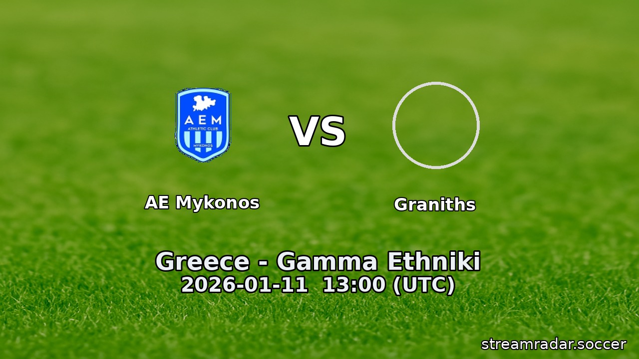AE Mykonos vs Graniths