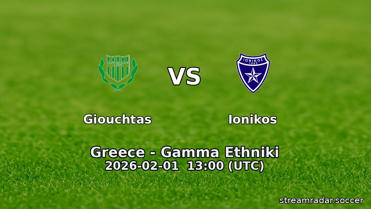 Giouchtas vs Ionikos