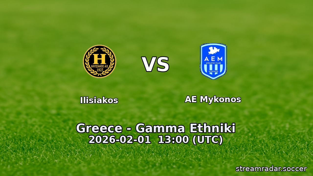 Ilisiakos vs AE Mykonos