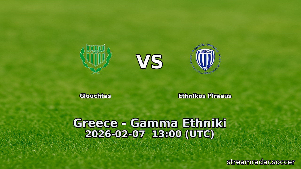 Giouchtas vs Ethnikos Piraeus