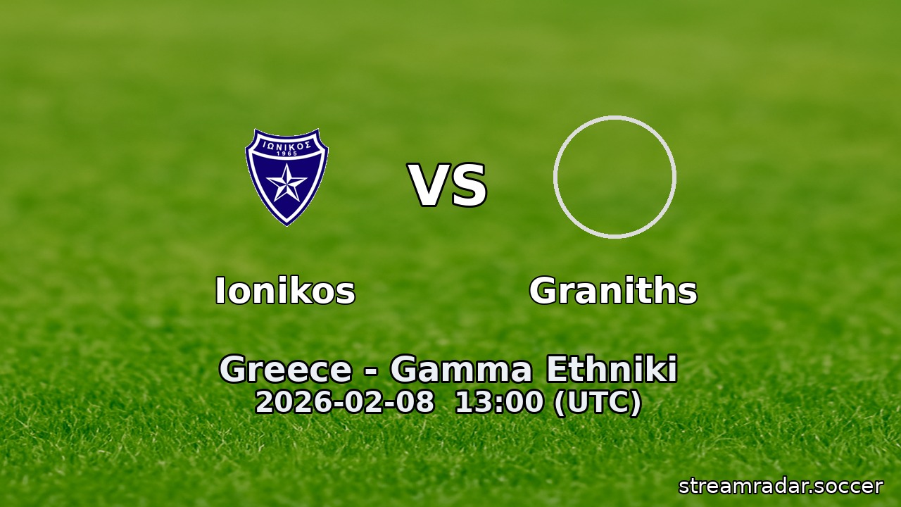 Ionikos vs Graniths