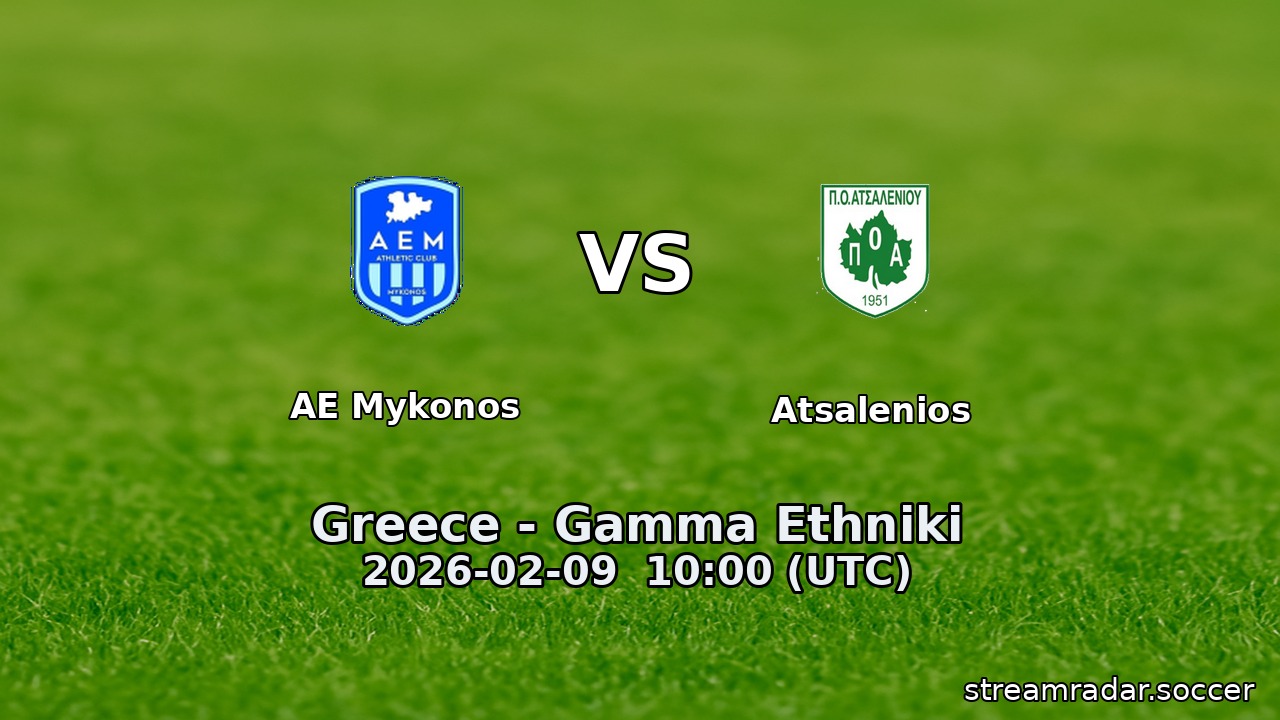 AE Mykonos vs Atsalenios