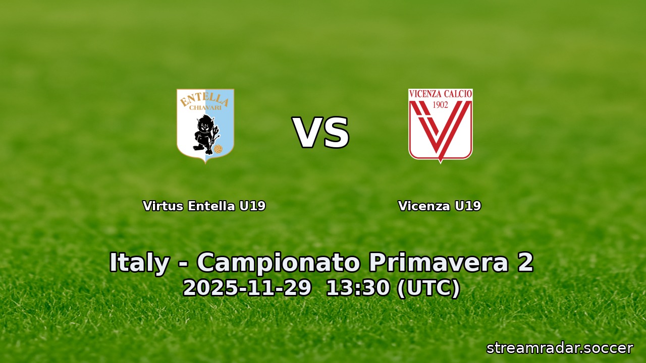 Virtus Entella U19 vs Vicenza U19