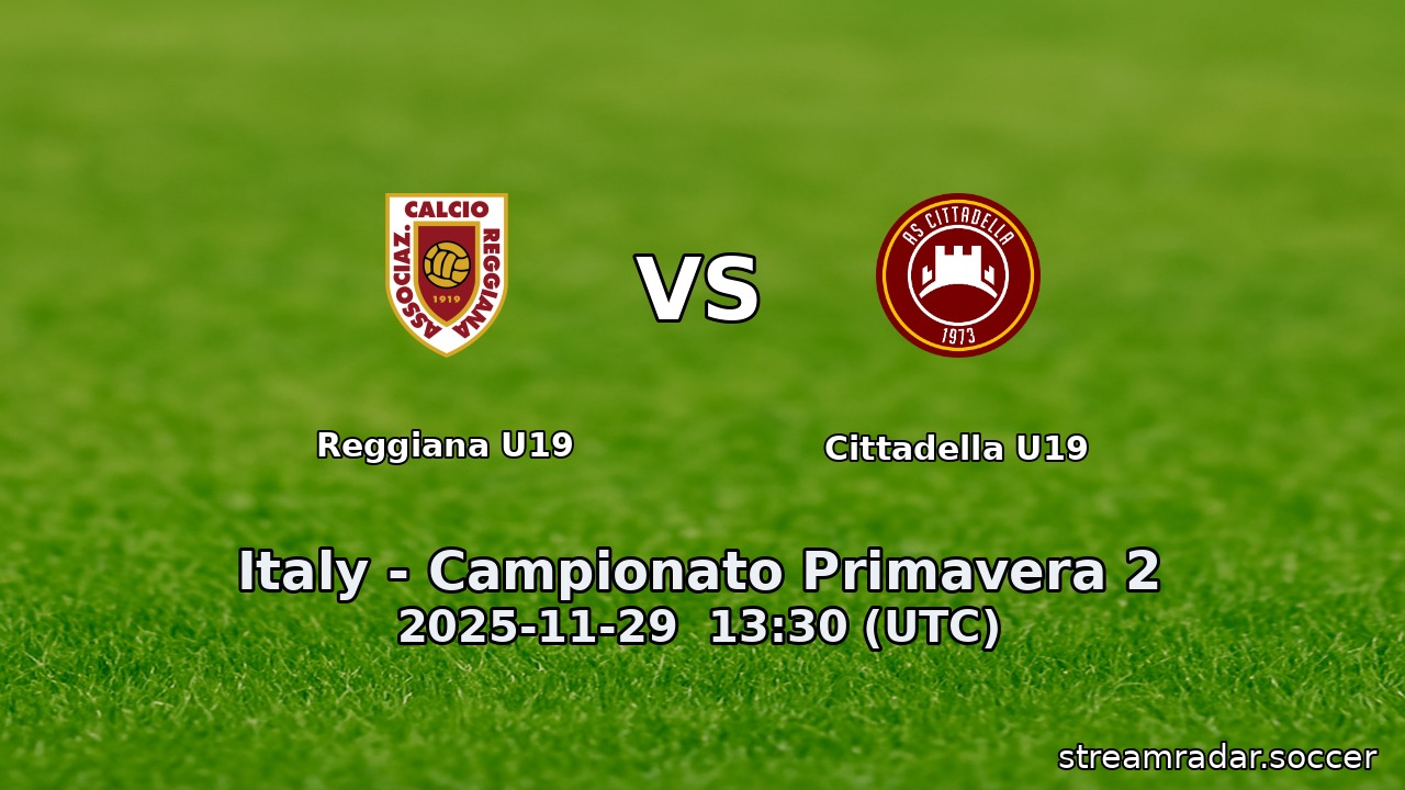 Reggiana U19 vs Cittadella U19