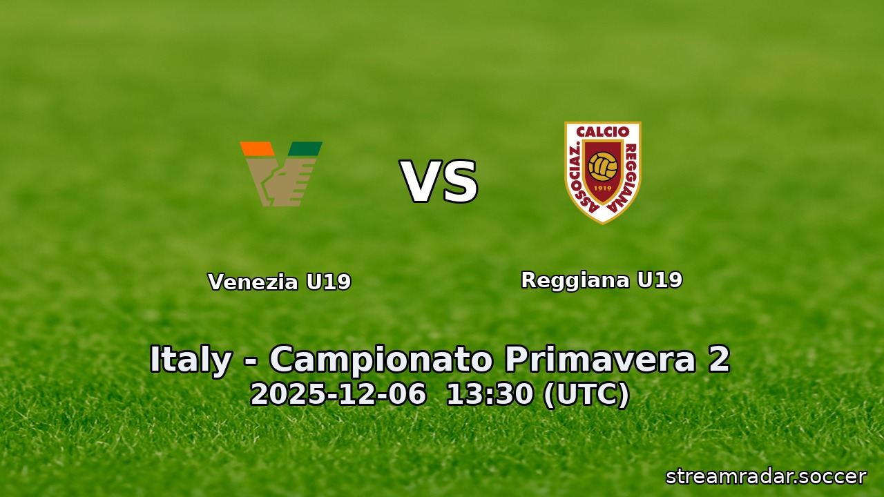 Venezia U19 vs Reggiana U19