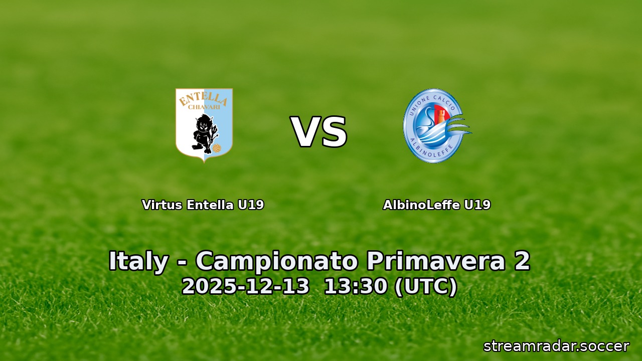 Virtus Entella U19 vs AlbinoLeffe U19