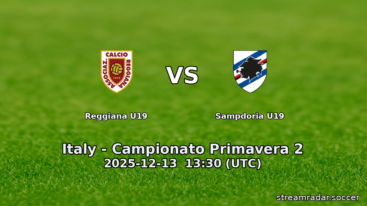 Reggiana U19 vs Sampdoria U19