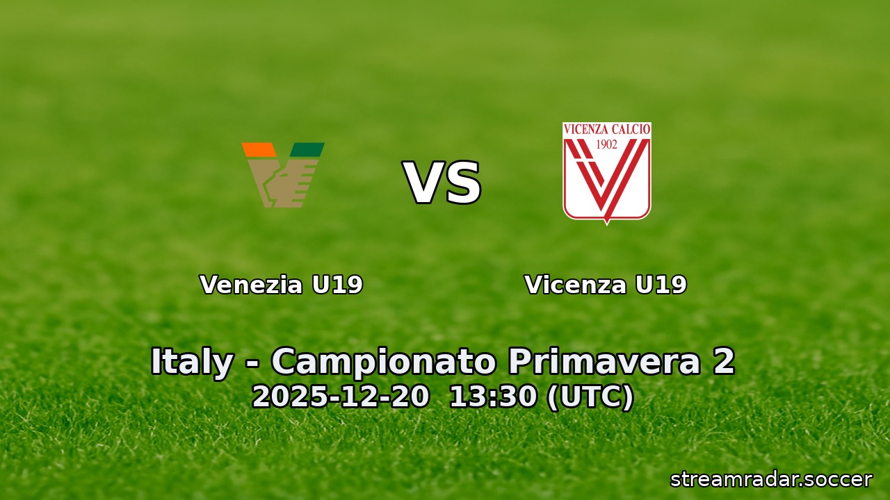 Venezia U19 vs Vicenza U19