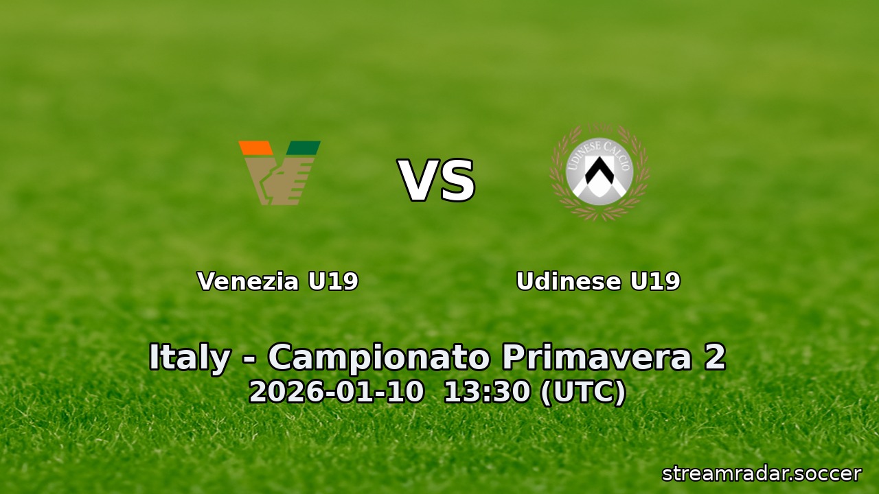 Venezia U19 vs Udinese U19