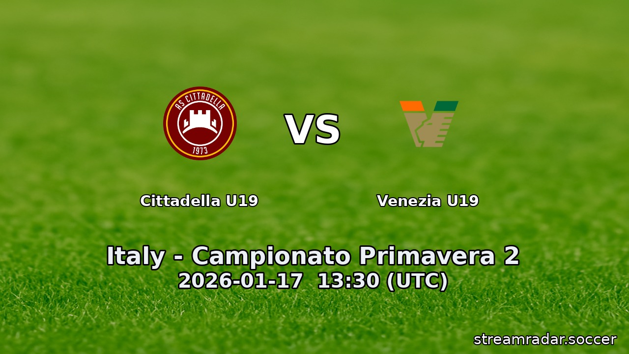 Cittadella U19 vs Venezia U19