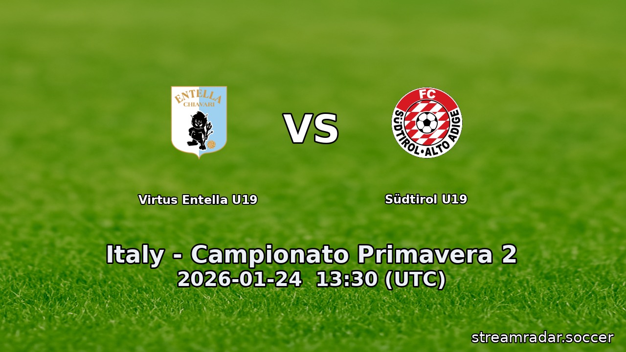 Virtus Entella U19 vs Südtirol U19