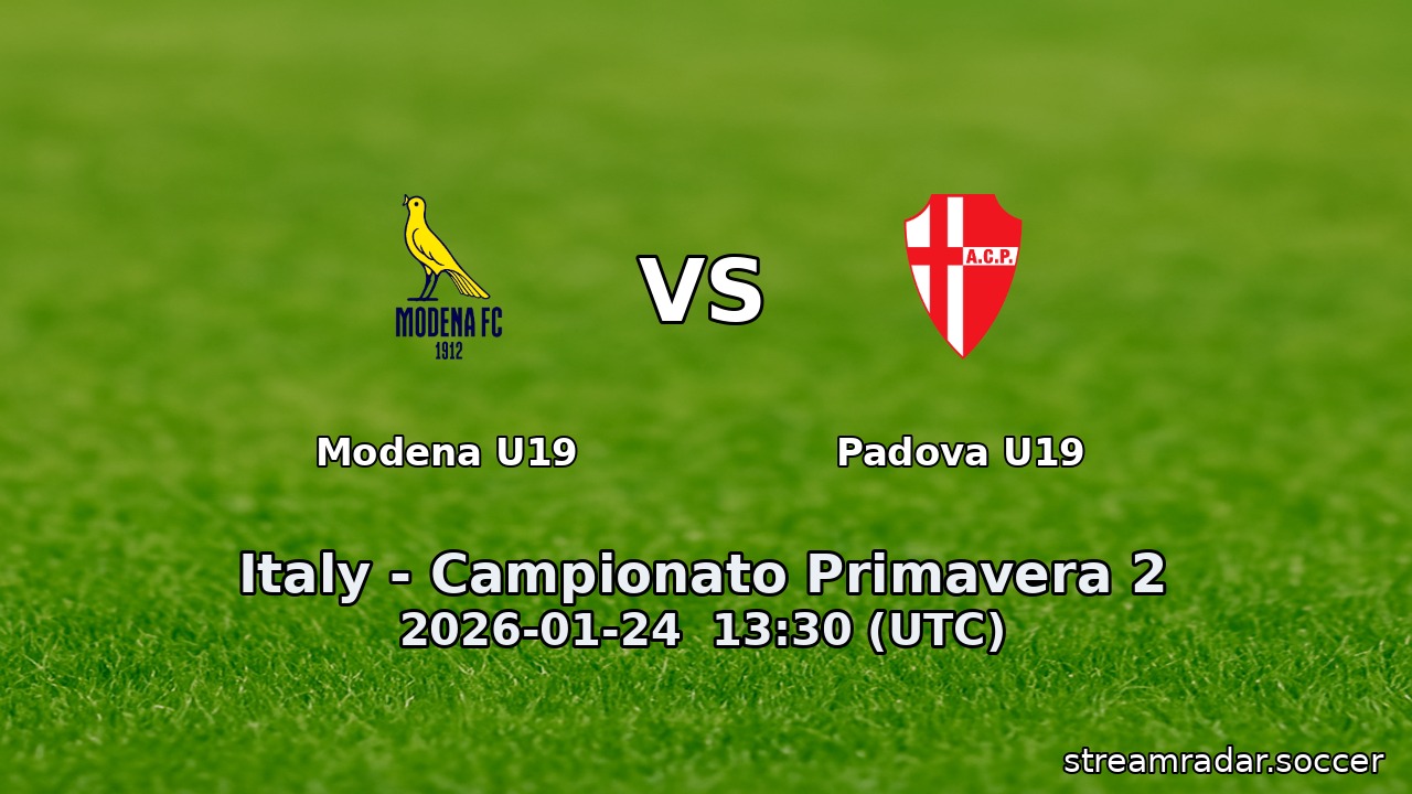 Modena U19 vs Padova U19