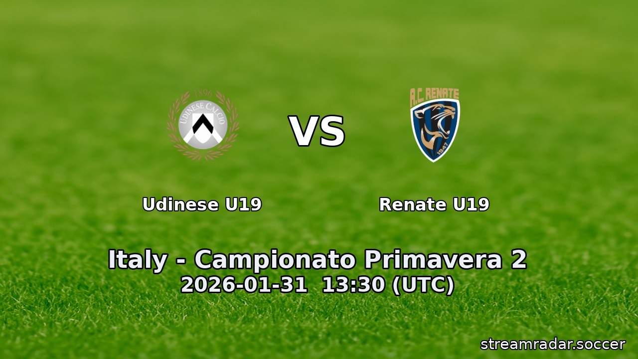 Udinese U19 vs Renate U19