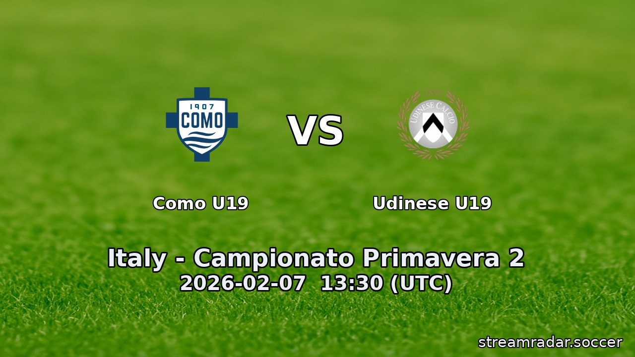 Como U19 vs Udinese U19