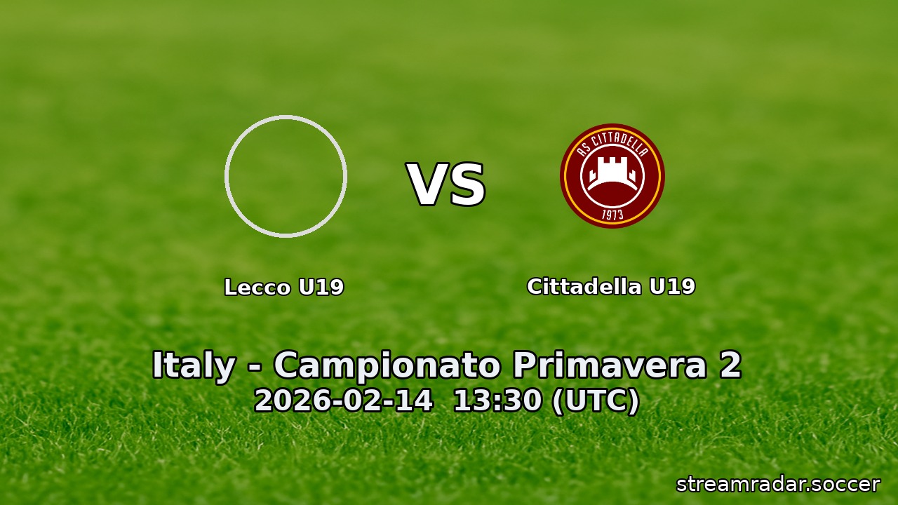 Lecco U19 vs Cittadella U19
