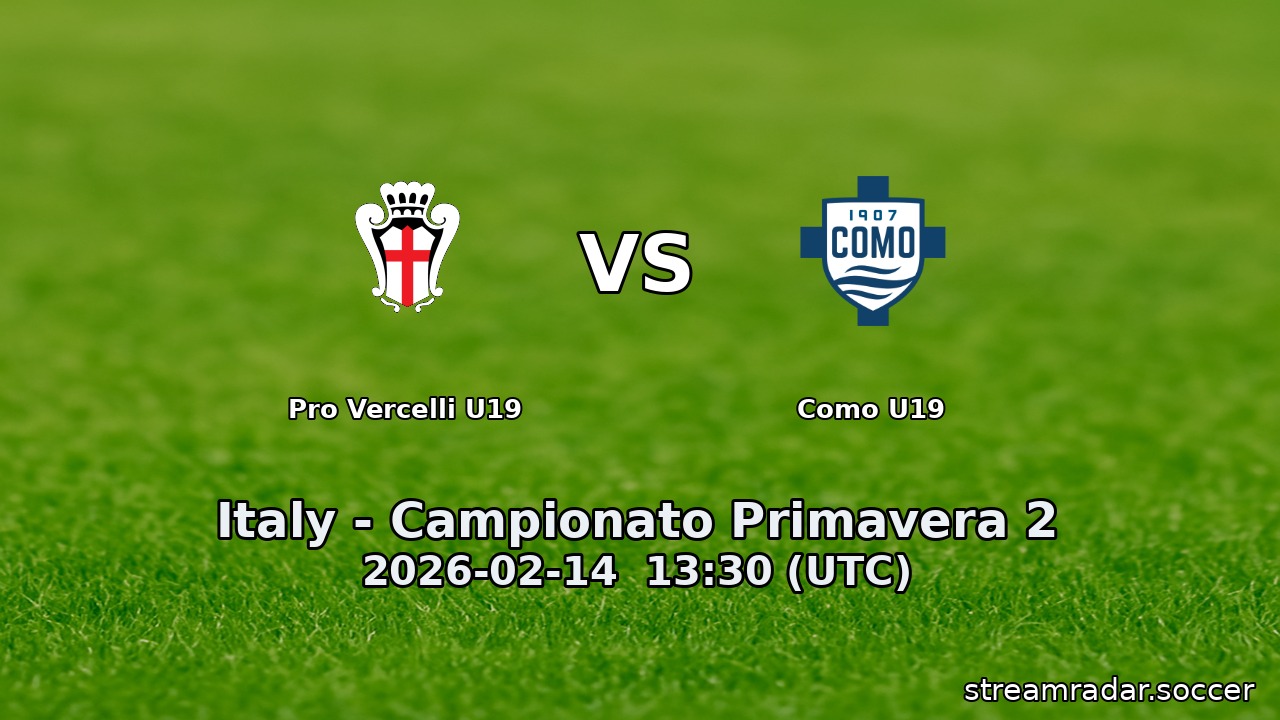 Pro Vercelli U19 vs Como U19