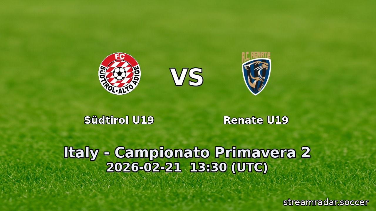 Südtirol U19 vs Renate U19