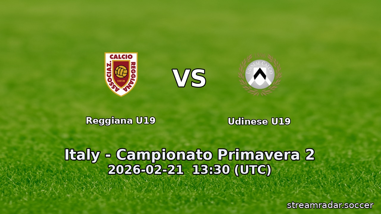 Reggiana U19 vs Udinese U19