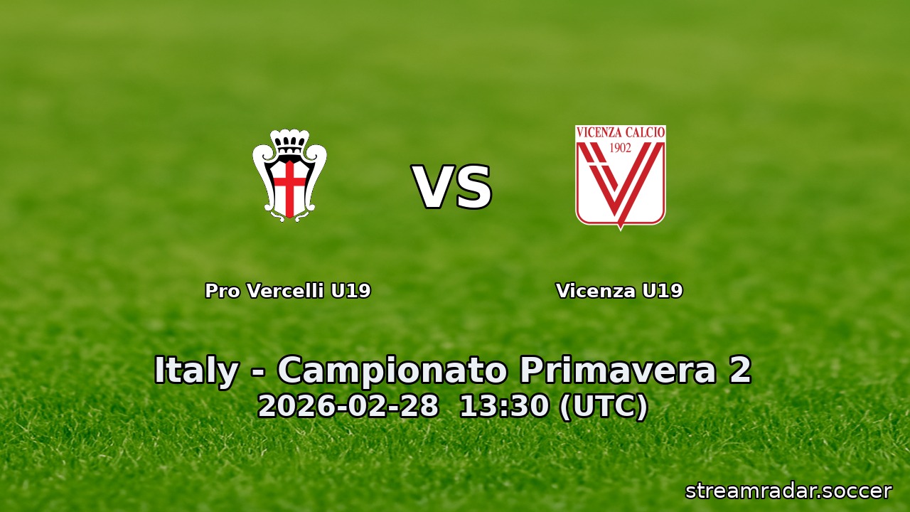 Pro Vercelli U19 vs Vicenza U19