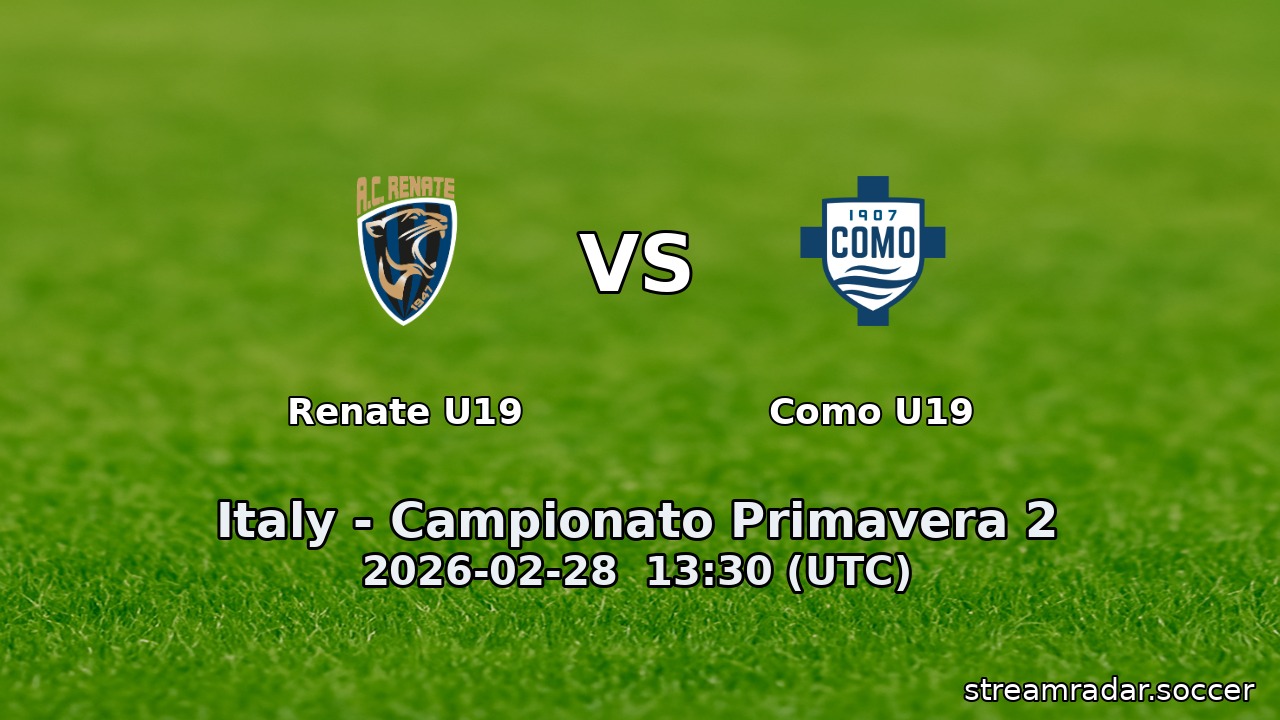 Renate U19 vs Como U19