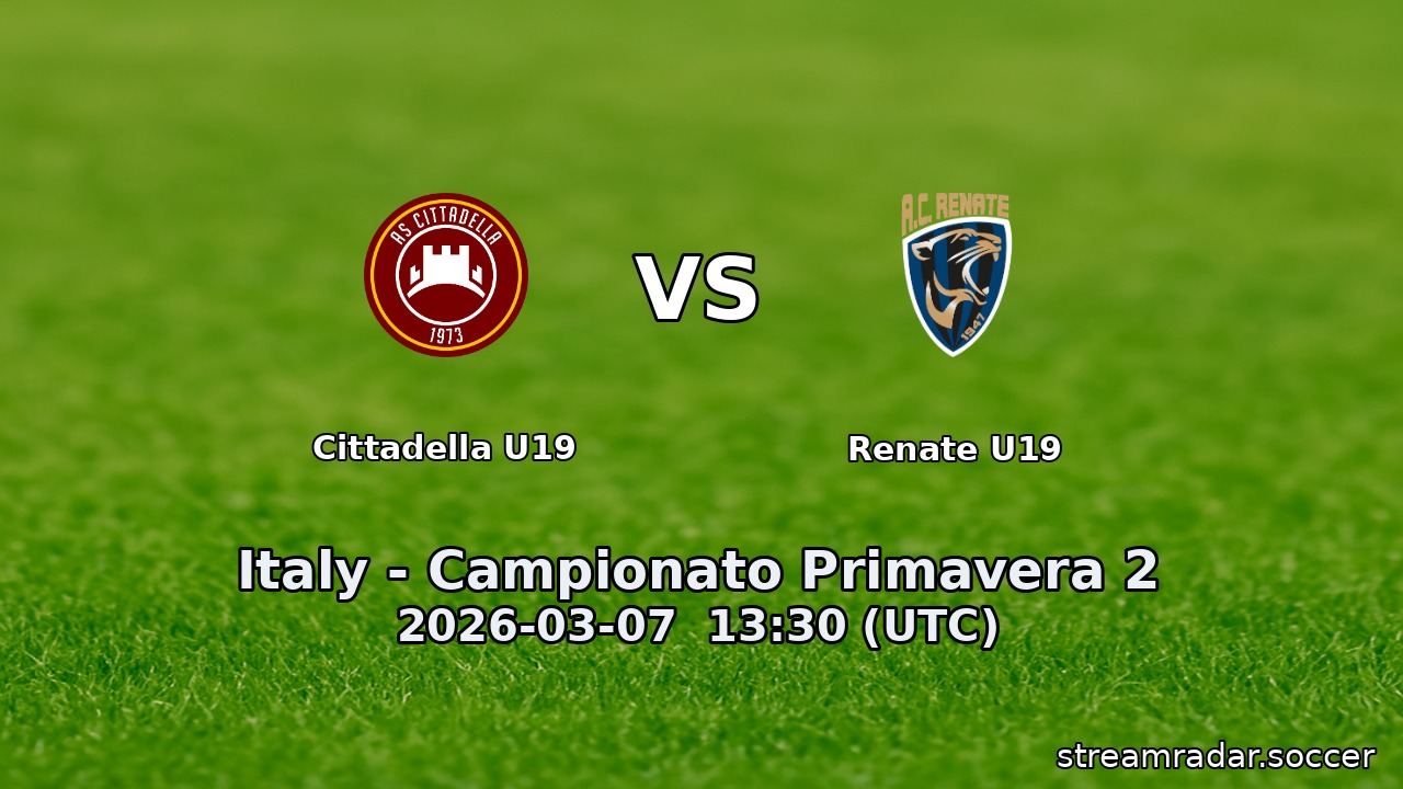 Cittadella U19 vs Renate U19