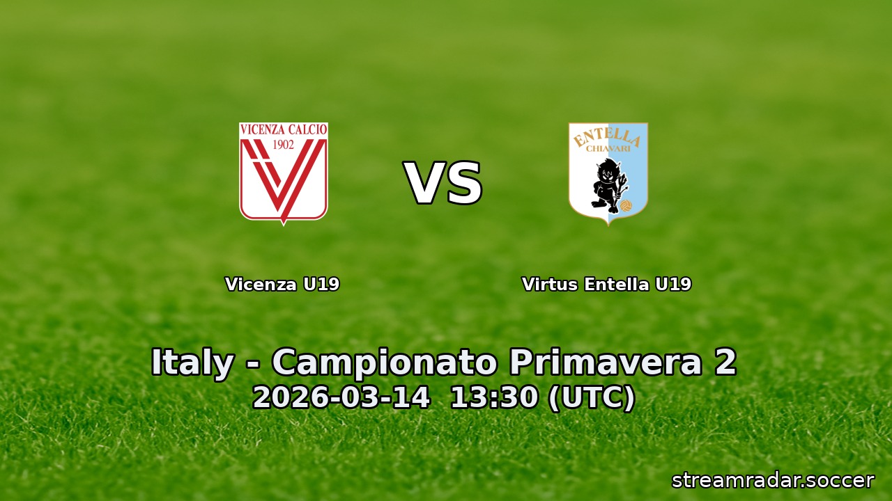 Vicenza U19 vs Virtus Entella U19