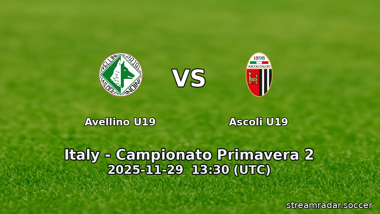Avellino U19 vs Ascoli U19