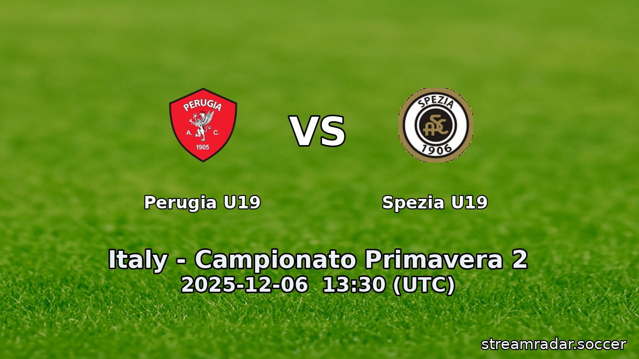 Perugia U19 vs Spezia U19