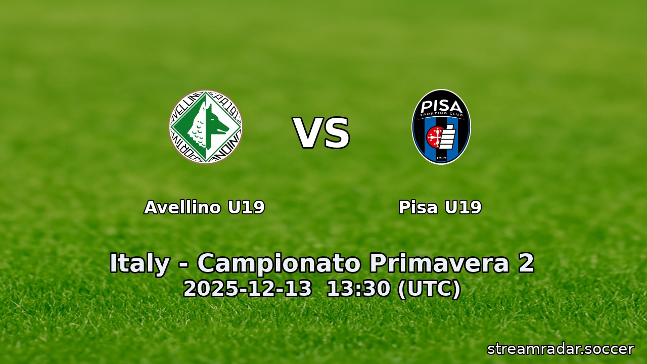 Avellino U19 vs Pisa U19
