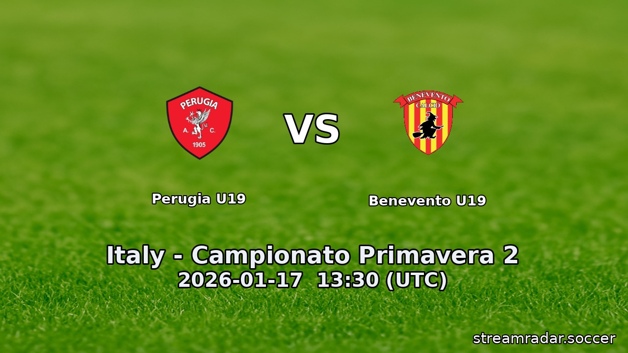 Perugia U19 vs Benevento U19