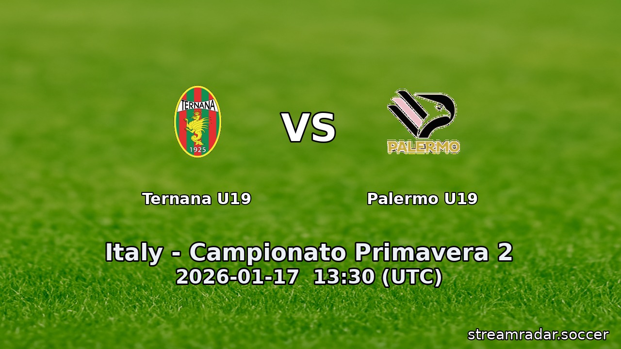 Ternana U19 vs Palermo U19