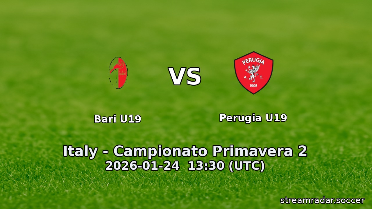 Bari U19 vs Perugia U19