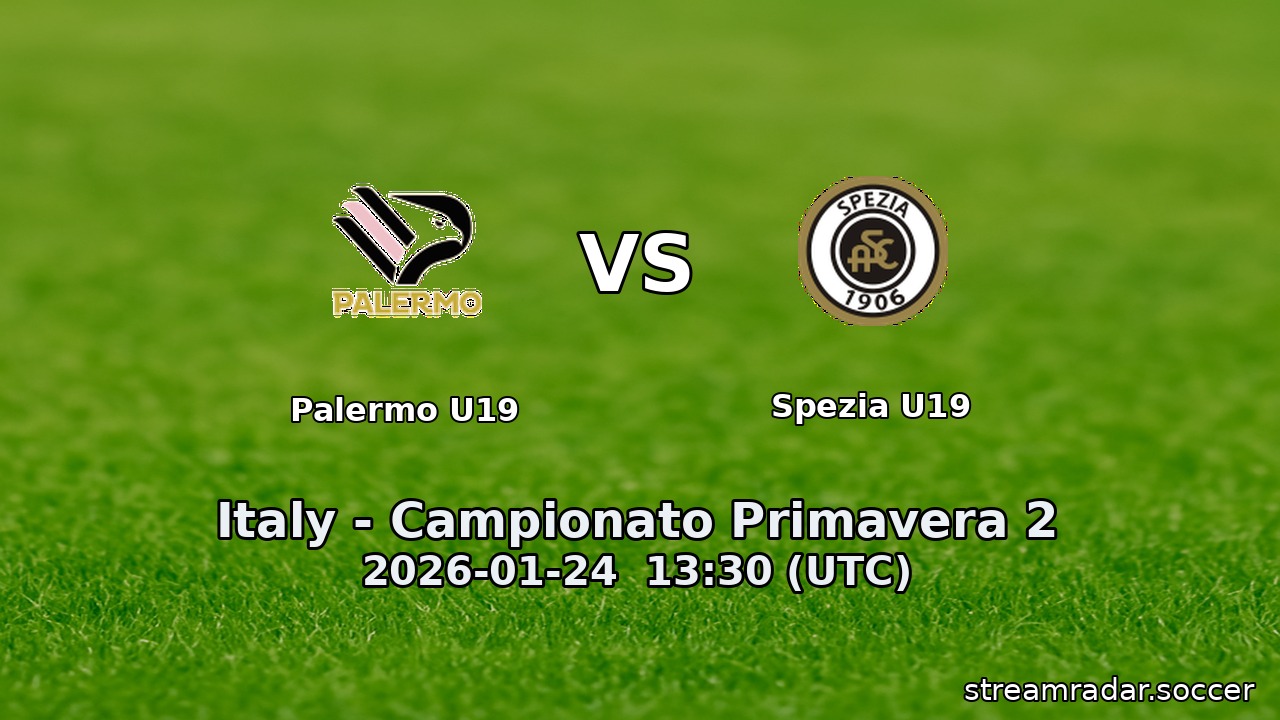 Palermo U19 vs Spezia U19