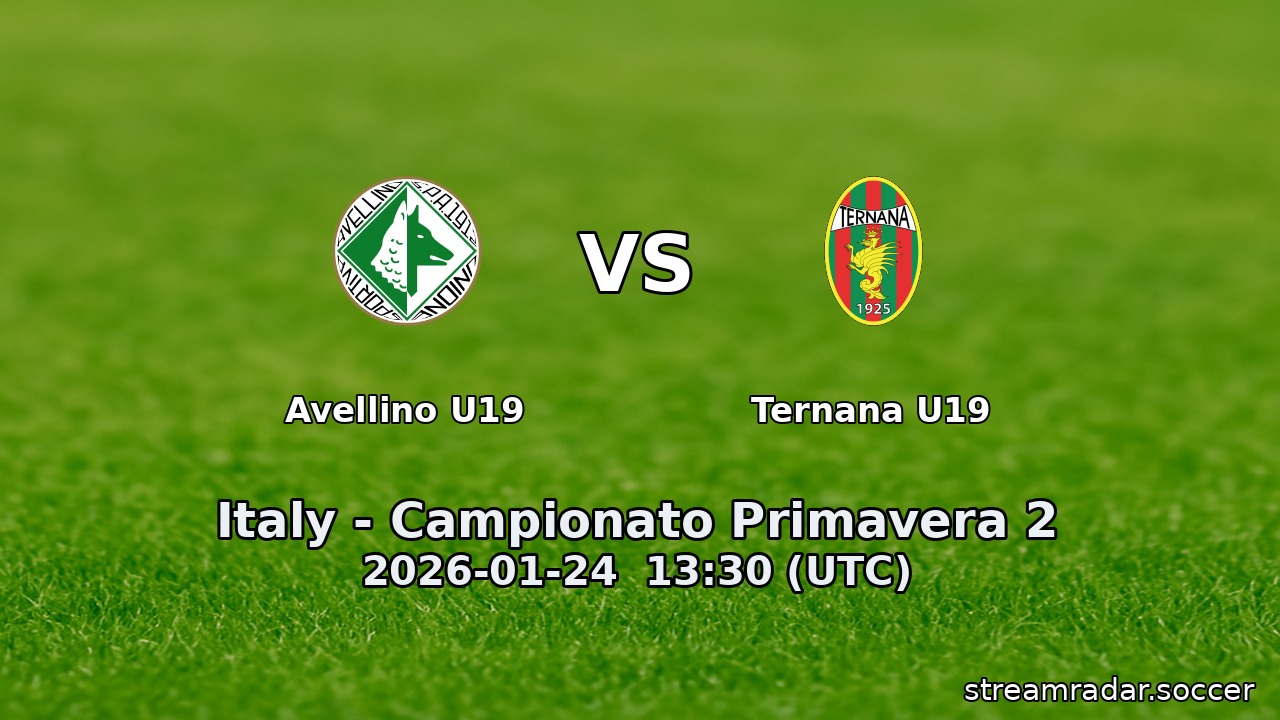 Avellino U19 vs Ternana U19
