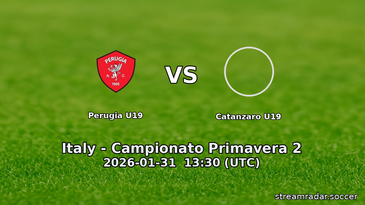 Perugia U19 vs Catanzaro U19