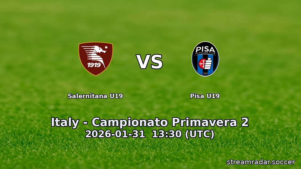 Salernitana U19 vs Pisa U19