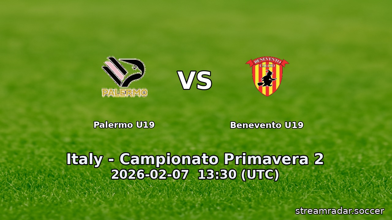 Palermo U19 vs Benevento U19