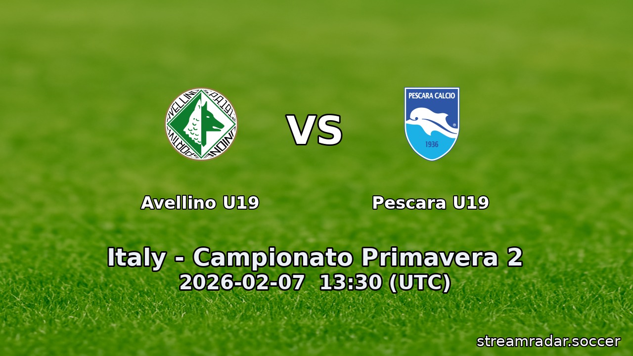 Avellino U19 vs Pescara U19
